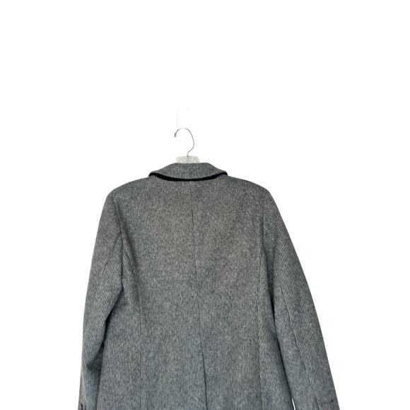 Loft Blazer Gray Plaid Light Academia Preppy Office Work Single Breasted‎ Size 4 - Picture 9 of 13